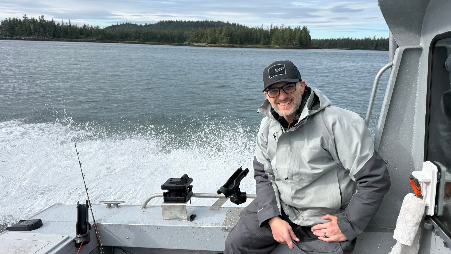Guest cruising the inland passage