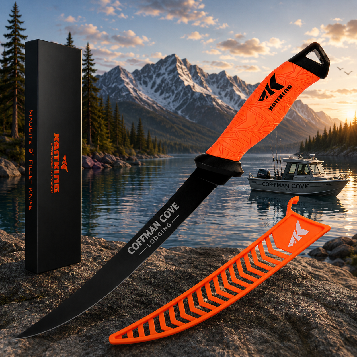 Filet Knife + Sheath